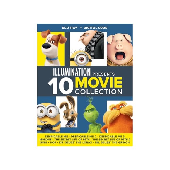 STUDIO DISTRIBUTION SERVI ILLUMINATION Présente la COLLECTION de 10 Films (Blu-Ray/numérique) BR61212964