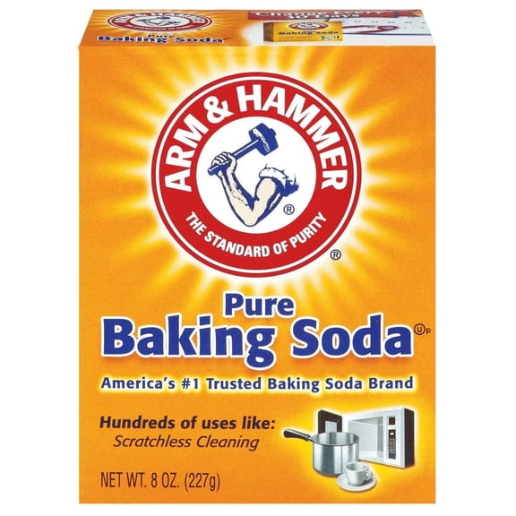 Arm & Hammer Pure Baking Soda 8 oz Box (Pack of 3)