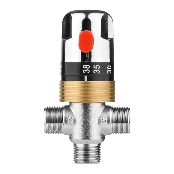Thermostatic Valve,Water Pipe Kitchen Diverter Valve Solar Cold Water Temperature Valve Copper Valve Dsfen Buzhi Valve Erature Valve Erature Valve Iuppa Tatic Temperature Water Swer Mer