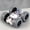 White, variant on Yellow Yellow Inertia Stunt Flipping Race Car Toy 4Wd No Batteries Needed For Kids
