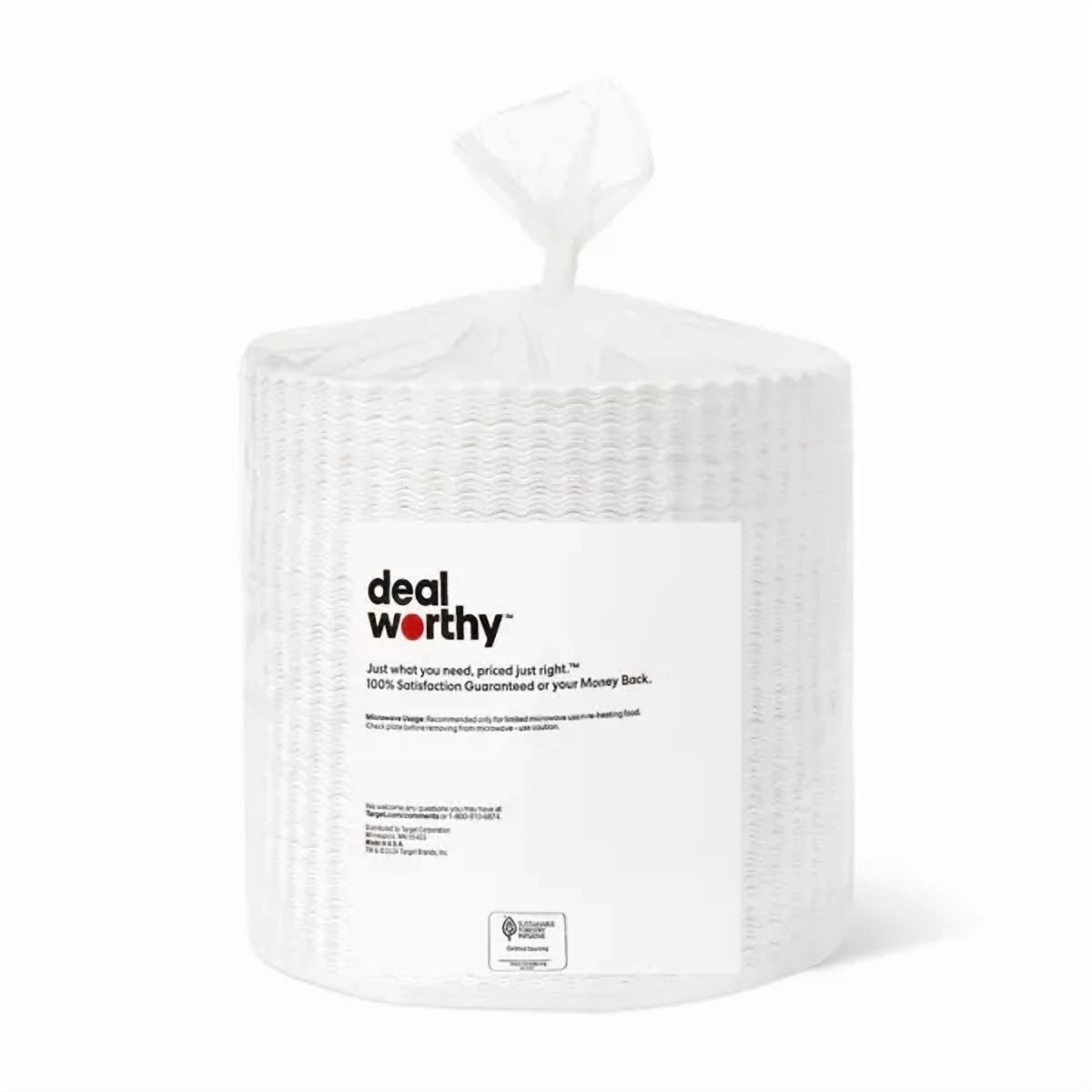 Coated Disposable Paper Plates 9" - 300ct