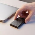 thumbnail image 3 of Portable External SSD, High Speed Solid State Drive for PC Laptop Gaming, Compact Backup Storage for Photos Videos Files - Sliver, 3 of 5