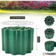 thumbnail image 2 of Flexible Lawn Edging 9m x 20cm, Wavy Plastic Grass Border, Root Barrier, Green - Compatible with Most Brands, 2 of 5