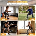 thumbnail image 7 of Portable Ropeless Battle Ropes, Adjustable Weights Cordless Battle Ropes for Home Gym with 2 Pack, Weighted Exercise Equipment for Low-Impact Workout, Strength & HIIT, for Men & Women (Grey), 7 of 7