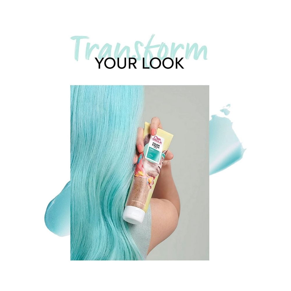 Wella Color Fresh Semi-Permanent Hair Mask 150ml - Mint