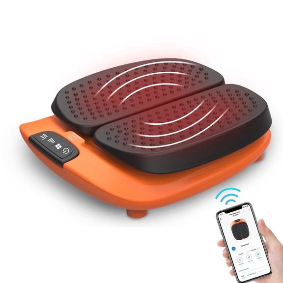 Vibration Foot Massager with Heat, Snailax Adjustable Foot Massager Machine with App Control