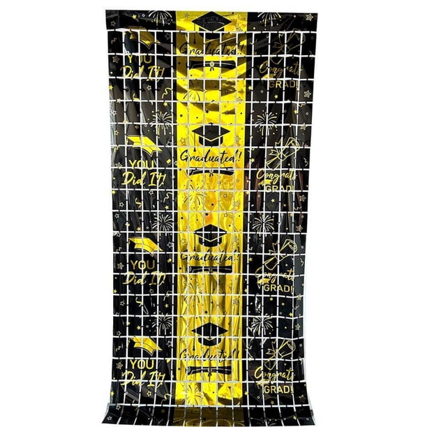 Banderín fotográfico de graduación para fiestas de graduación con diseños inspiradores y material de poliéster