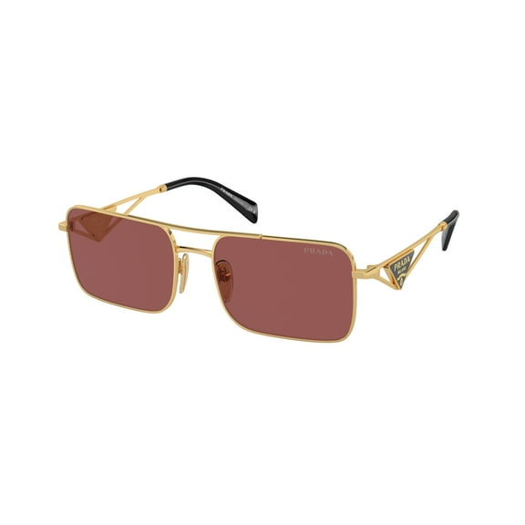 Sunglasses Prada PR A 52 S 5AK08S Gold Dark Violet