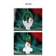 thumbnail image 3 of Nueva Vela Digital Navideña de Papá Noel, Verde y Blanca, con Sombrero Rojo y Muñeco de Nieve., 3 of 7