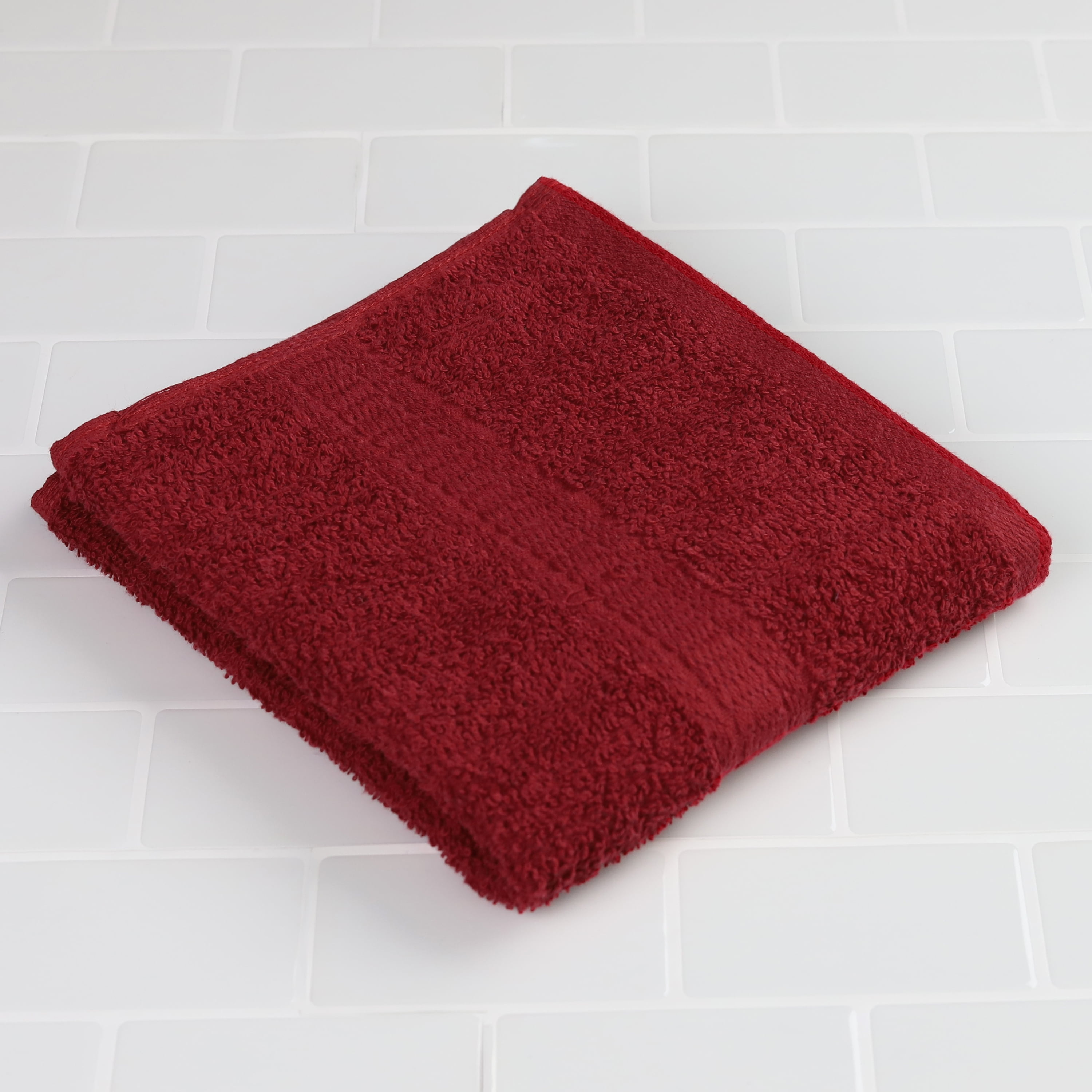 Mainstays Solid Hand Towel, Royal Spice 