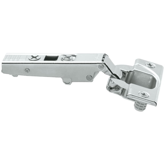 Blum 71T3580 Hinge 110 Degree Overlay Self-Closing Doweled - Nickel