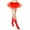 Red, variant on Tutu Skirts And Socks for Women Adults Fluffy Dance Ballet Bubble Skirt Puffy Elastic Tulle Short Skirts Halloween Christmas Costume