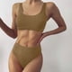 thumbnail image 4 of Conjunto de bikini a la moda para mujer, traje de baño de dos piezas con relleno sólido, ropa de playa Fridja nalpqowj21861, 4 of 7