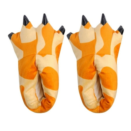 

Shpwfbe Slippers For Women Adult Plush Indoor Funny Animal Paw Monster Claw Valentines Day Gifts Shoe Rack