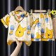 thumbnail image 1 of Conjunto de pijama de Pokemon Pikachu para niños y niñas, ropa de dormir para el hogar, traje de ocio para primavera y verano qym unisex, 1 of 2