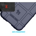 thumbnail image 6 of Case for Galaxy XCover 6 Pro, Nakedcellphone Rugged Shield Protective Cover [Anti-Fingerprint, Matte Grip Texture] for Samsung XCover6 Pro Phone (2022, SM-G736) - Navy Blue, 6 of 7
