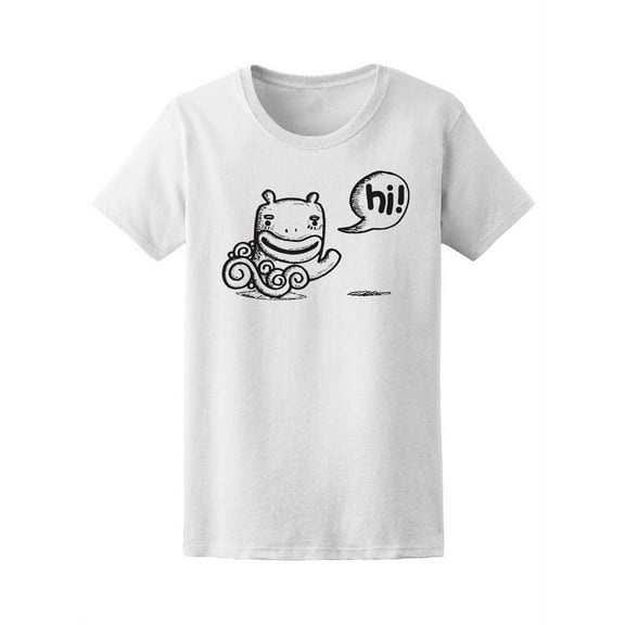 Funny Friendly Smile Monster Tee Women's -Image by Shutterstock