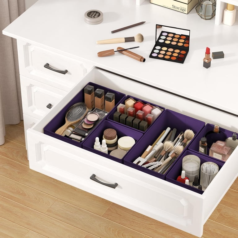 dresser drawer organizers 28 x 14 Linen Organization Starter Kit dresser drawers Rebrilliant Drawer Organizers For Clothing