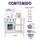 thumbnail image 5 of Cocina de Juguete para niñas | MAGICAMENTE |  Incluye: Cocina, Palas, sartén, Olla con Tapa, tarja, salero y 1 pimentero, 5 of 7
