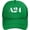 Green, variant on A24 Logo Baseball Cap Polyester Cowboy Hat Fashionable for Man Woman Adjustable