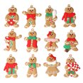 thumbnail image 3 of Worallymy 12 piezas de adornos para árboles de Navidad decoración de PVC suave colgantes para festivales regalo para sala de estar hogar un estilo Worallymy JD735810588, 3 of 7