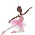 thumbnail image 2 of Resin African American Ballerina Christmas Ornaments Set of 2 Multicolor, 2 of 7