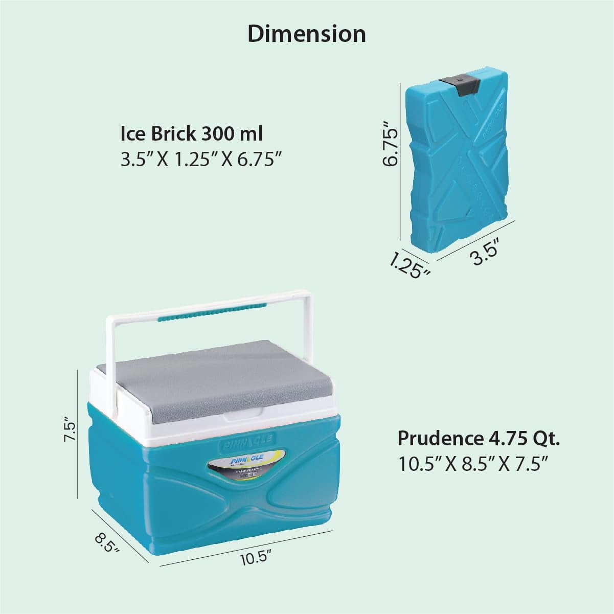 Pinnacle 30L Cooler with Wheels Set, 3 Coolers with Ice Bricks, Cup Holder Lid, Blue