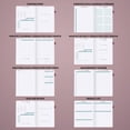 thumbnail image 6 of Clever Fox Weekly Meal Planner - Weekly & Daily Meal Prep Journal with Shopping and Grocery Lists for Menu Planning, Healthy Diet & Weight Loss Tracking, Lasts 1 Year, Undated , A5 - Rose Gold, 6 of 7