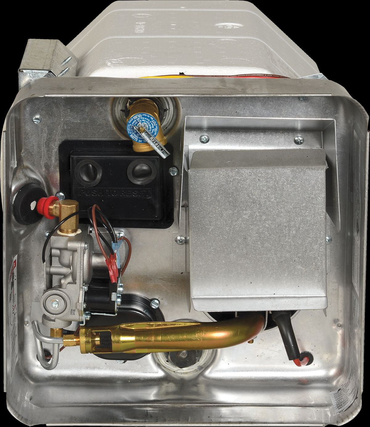 Suburban 5244A 10 gal Direct Spark Electric Water Heater with Realy Door