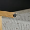 thumbnail image 6 of Ktaxon Set of 2 Saddle Seat 24" Bar Stools Wood Dining Room Kitchen Pub Chair,Wood Color, 6 of 8