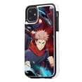 thumbnail image 2 of Anime Phone Case, Jujutsu Kaisen Phone Case for Iphone 11, TPU Leather Wallet Cover with Card Holders, RFID Blocking, Kickstand, Shockproof Protection, 2 of 5