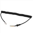 thumbnail image 5 of 3X Reemplazo del Microfono del Altavoz de la Mano del Coche Cable Cuerda Alambre de Microfono para -48A6 de Talkie Walkie Radio de Coche, 5 of 5
