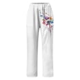 thumbnail image 4 of WILLBEST Pantalones Casuales para Mujer, Moda de Primavera y Verano, Pantalones Casuales Estampados, Pantalones Casuales con Bolsillos para Comodidad y Estilo Diario. Chica, 4 of 4