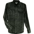 thumbnail image 2 of William Rast - Camisa de manga larga con botones para hombre, color negro, pequeña, 2 of 2