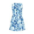thumbnail image 5 of Zedker Summer Dresses for Women Casual Sleeveless Neck Sleeveless Printed Sundresses Floral Beach Short Dress with Pockets Light Blue Size S-XXL, 5 of 7