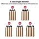 thumbnail image 5 of Rizador de pelo de 3 barriles, rizador de pelo de doble voltaje, barriles triples de turmalina de cerámica, agitador de pelo portátil ajustable en temperatura que se calienta rápidamente Adepaton 2036070-5, 5 of 7