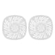 thumbnail image 2 of Injueey Cubierta de desagüe para el suelo del baño, tapón para el pelo de la ducha, colador de filtro para fregadero de cocina, color blanco Blanco 2piezas, 2 of 6