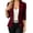 *Red, variant on VBVC Women's Drape Front Open Cardigan, Ladies' 3/4 Sleeve Cable Knit Shawl Collar Top, Casual Slim Fit Summer Outwear For Women, Brown , S-2XL