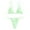 Green, variant on Lovzfmll Women's Bikini Sets, High Waist Printed Two Piece Backless, Triangle Top and Adjustable Tie Sides