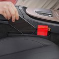 thumbnail image 3 of par de rellenos para asientos de coche, organizador de relleno lateral con orificios para cinturón para rellenar los espacios entre el asiento y la consola, bloqueador para vehículos, 3 of 7
