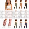 thumbnail image 3 of NOLDARES Girl's Wide Leg Sweatpants Elastic Waist Athletic Long Joggers with Pockets Causal Baggy Kids Sports Pants(Purple,5-6 Years), 3 of 3