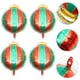 thumbnail image 3 of KAKOWELY 5 globos navideños de aluminio para decoración de fiestas navideñas., 3 of 4