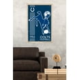 thumbnail image 2 of NFL Indianapolis Colts - Retro Logo 14 Wall Poster, 22.375" x 34", 2 of 2