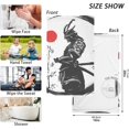 thumbnail image 2 of Coolnut Towels Set of 2-Japanese Style Samurai Print for Bathroom Kitchen Travel 16×28 inch, Cotton Bath Towels Lightweight Quickdry for Bathroom Ktichen Travel SPA Gym, 2 of 6