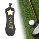 thumbnail image 4 of Cubierta de la cabeza del palo de golf shamjiam PU cuero impermeable Negro 10.8x3.9 pulgadas, 4 of 9
