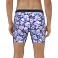 thumbnail image 4 of Rateoe Skull star crystal Print Men’s Underwear Boxer Briefs Soft Comfortable Underwear Boxer Briefs, Long Leg Briefs,Anti-chafing Boxer Briefs, 4 of 7