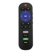 Roku TCL RC280 Replacement Remote Control fits for TCL ROKU Smart LED HD TVs Netflix Sling Hulu STARZ or Vudu Keys 28S305 32S301 32S305 40S303 40S305 43R615 43R617 43S303 43S305 43UP120 48FS3700