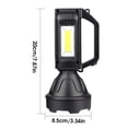 thumbnail image 3 of COB Flashlight Linterna USB Vida recargable Life a prueba de agua Luces ajustables de largo alcance Reparación para senderismo Caza de acampar Kearding OD003459-00B, 3 of 7
