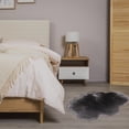 thumbnail image 2 of TechWave Tapis Imitation Laine pour Salon Tapis Shaggy Ovale Lavable en Machine Tapis de Sol pour Salon Couverture Jetée Tapis Moelleux Petit Tapis Mignon, 2 of 4