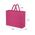 thumbnail image 2 of 10Pcs Non-Woven Shopping Bags, 19L Reusable Grocery Tote Bags, 18x5x14", Multi-color, 2 of 5